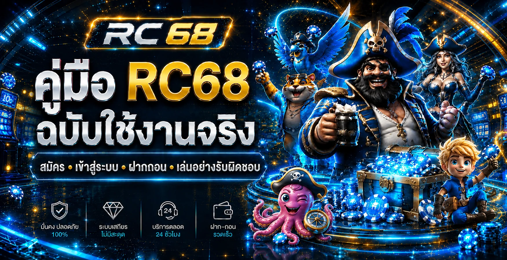 RC68 คู่มือใช้งานจริง สมัคร เข้าสู่ระบบ ฝากถอน